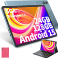Android Tablet with Keyboard 10 in Android 15 - Portable Productivity