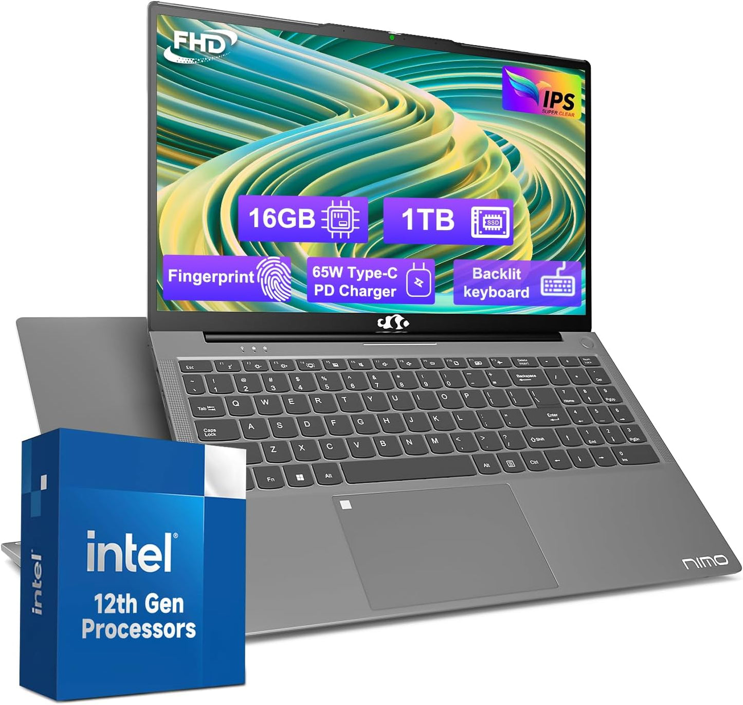 15.6 FHD Laptop with 16GB RAM and 1TB SSD for Students