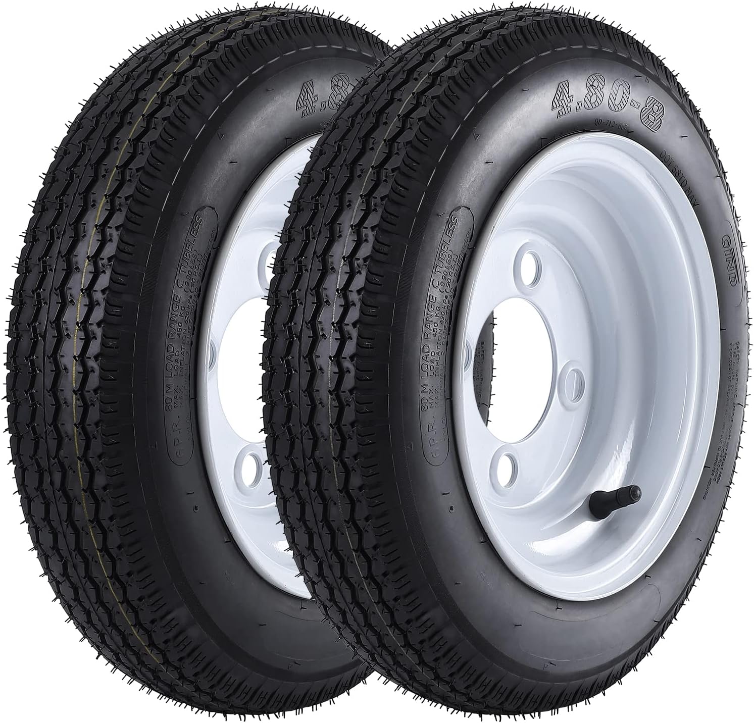 4.80-8 Trailer Tires with 8 in Rims for All Your Hauling Needs