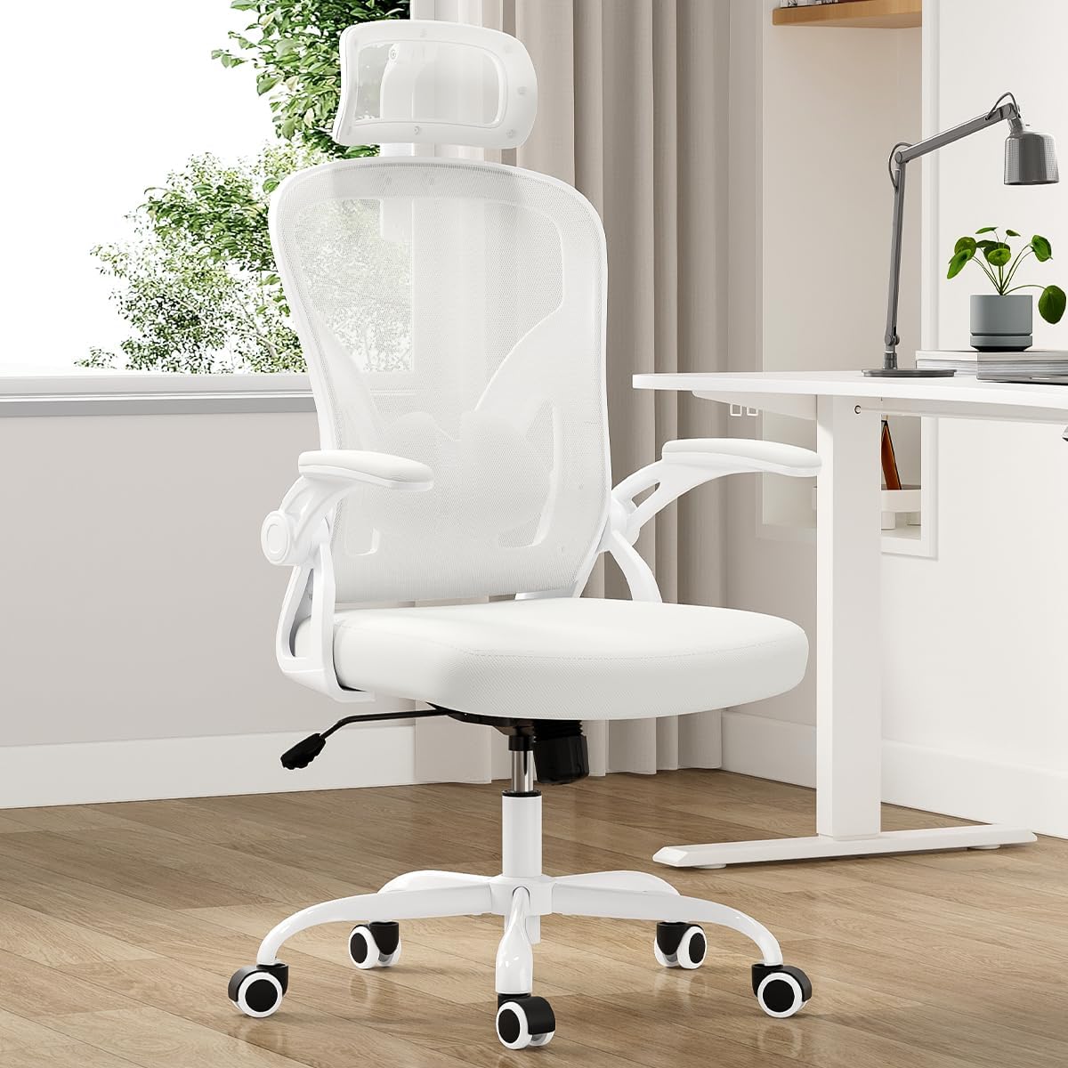 Farini Ergonomic High Back Office Chair - All-White