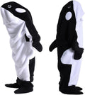 Wearable Shark Blanket Onesie for Adult Hoodie - Super Soft Cozy Wrap