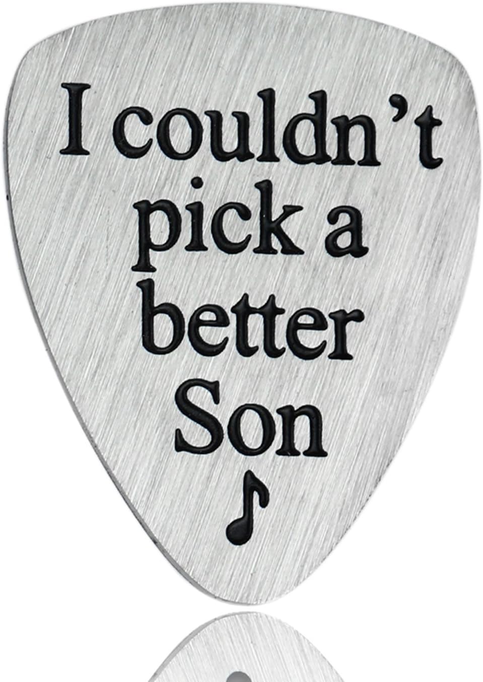 Personalized Son Guitar Pick Necklace by YEEQIN