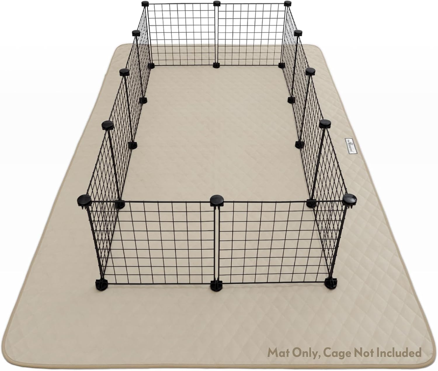 Paw Inspired Playpen Mat for Dogs and Small Animals, 80x50 in
