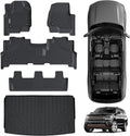 Floor Mats & Trunk Mat for Ford Expedition MAX 2018-2024 - All Weather