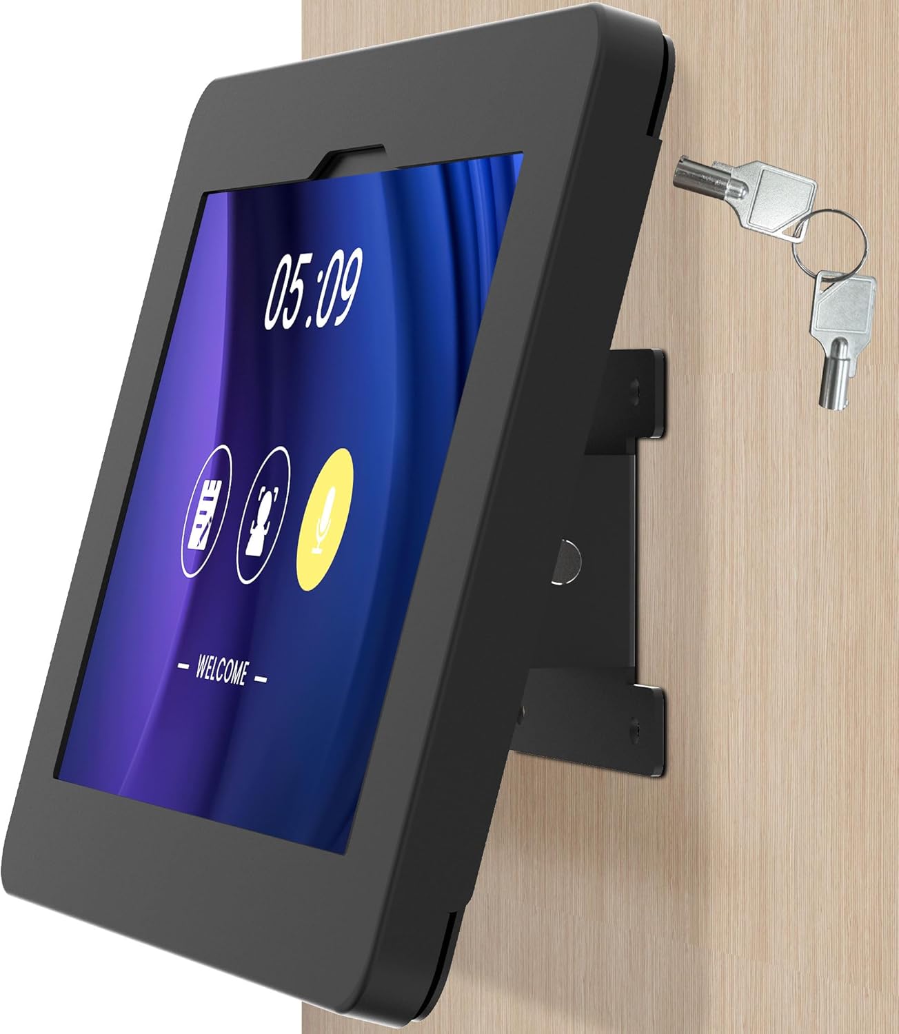 Tablet Wall Mount for Samsung Galaxy Tab A9+ with Locking Feature