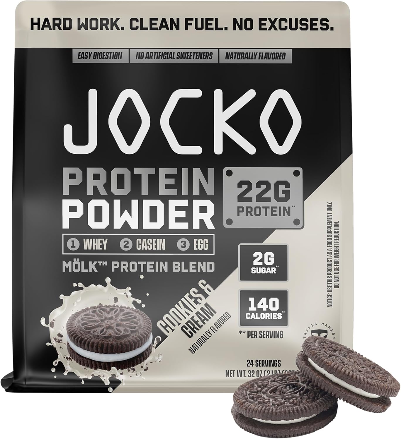 Jocko Fuel Molk Whey Protein Powder for Muscle Recovery & Growth