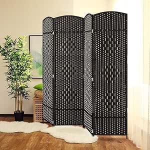 JOSTYLE 6ft Tall Extra Wide Folding Privacy Screen for Rooms