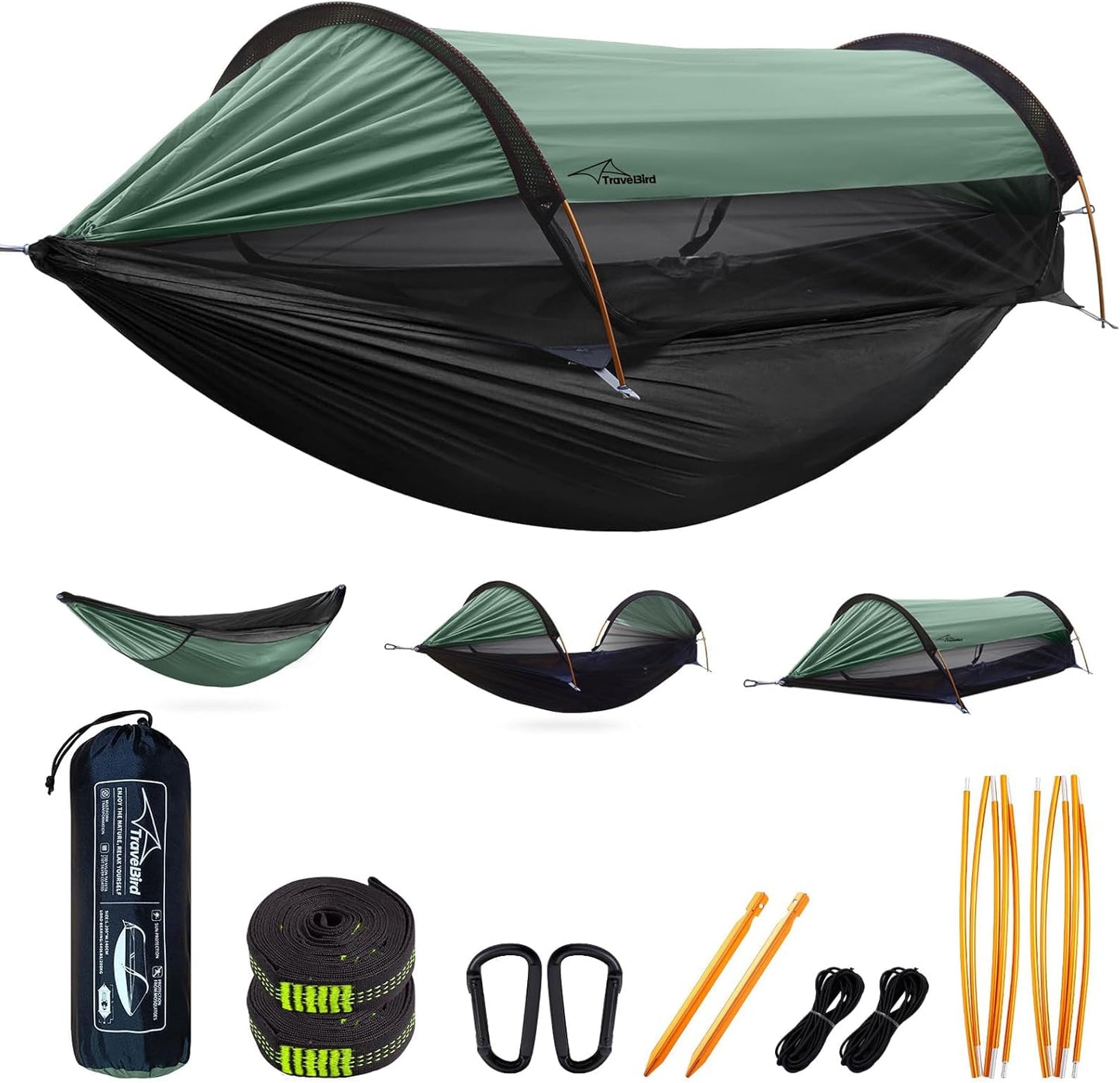 Camping Hammock Tent with Mosquito Net for Outdoor Adventures