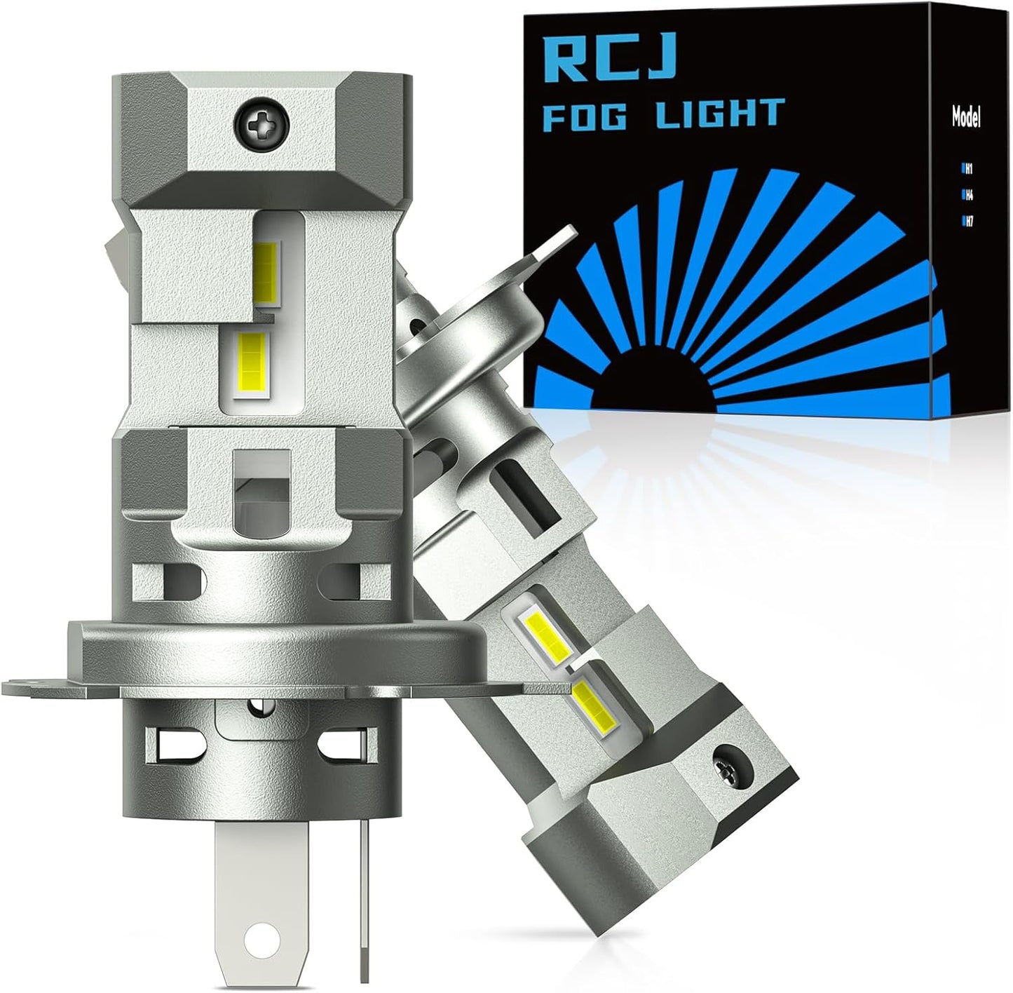 RCJ H4 Fog Bulbs for Off-Road Use - Improved Visibility & Design