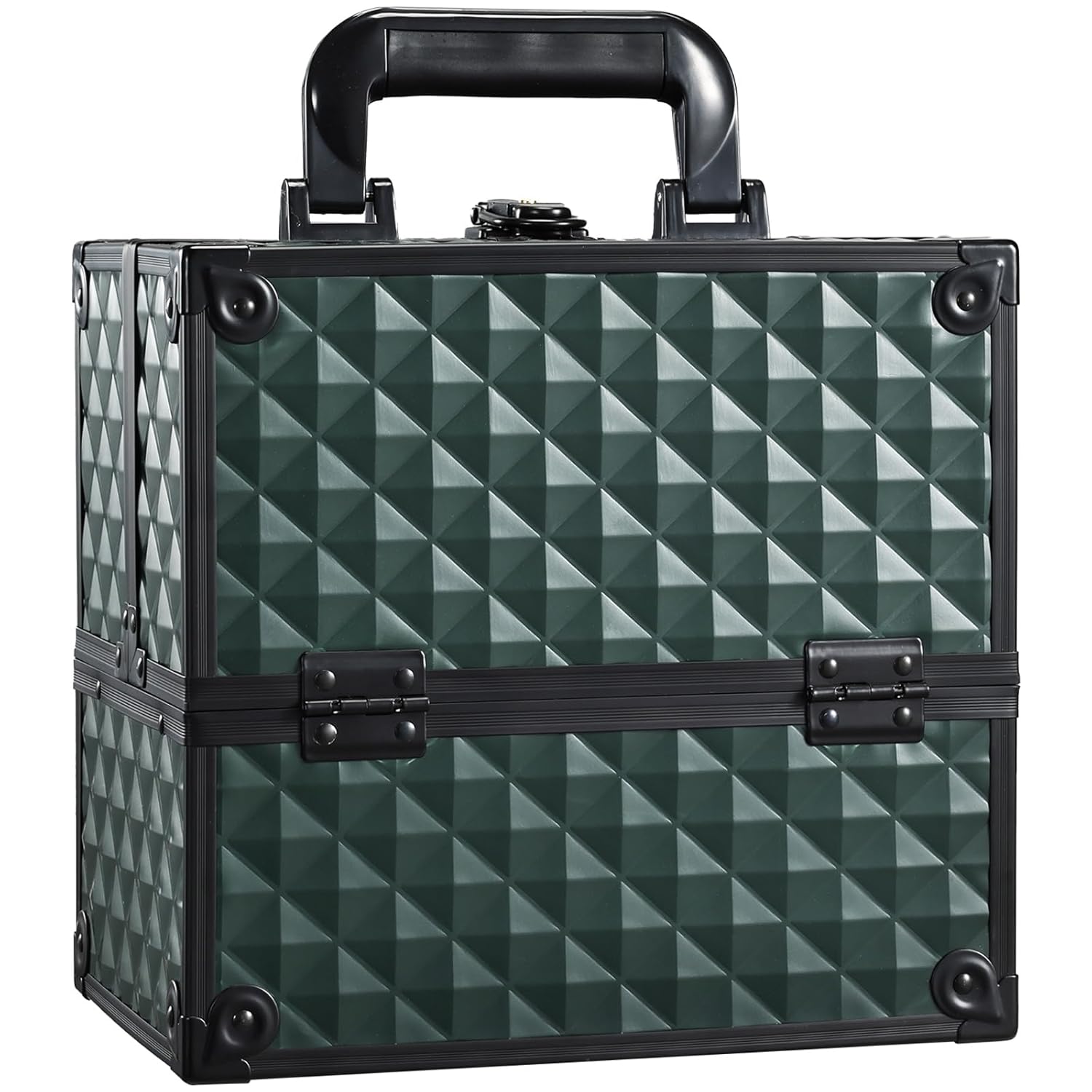 FRENESSA Makeup Case Portable Cosmetic Train Case for Travel
