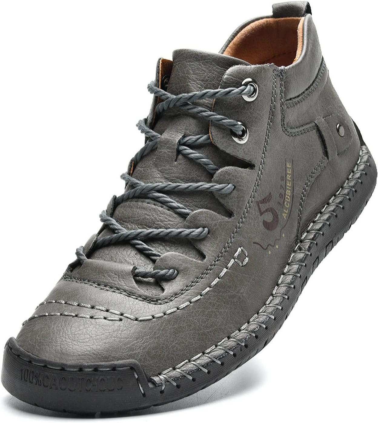 Alcubieree Mens Casual Leather Chukka Boots for All Occasions
