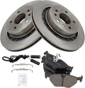 TRQ Rear Brake Pad & Rotor Kit for 2002-2009 Saab 9-5