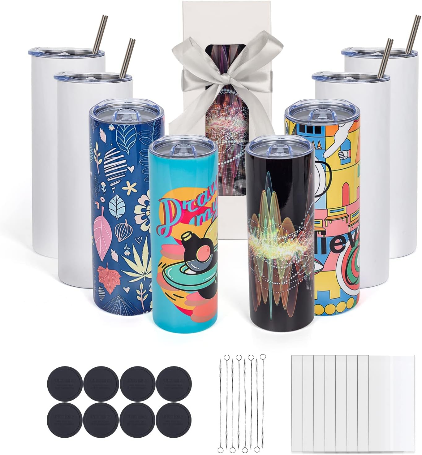 Customizable 20oz Sublimation Tumblers for Creative Projects