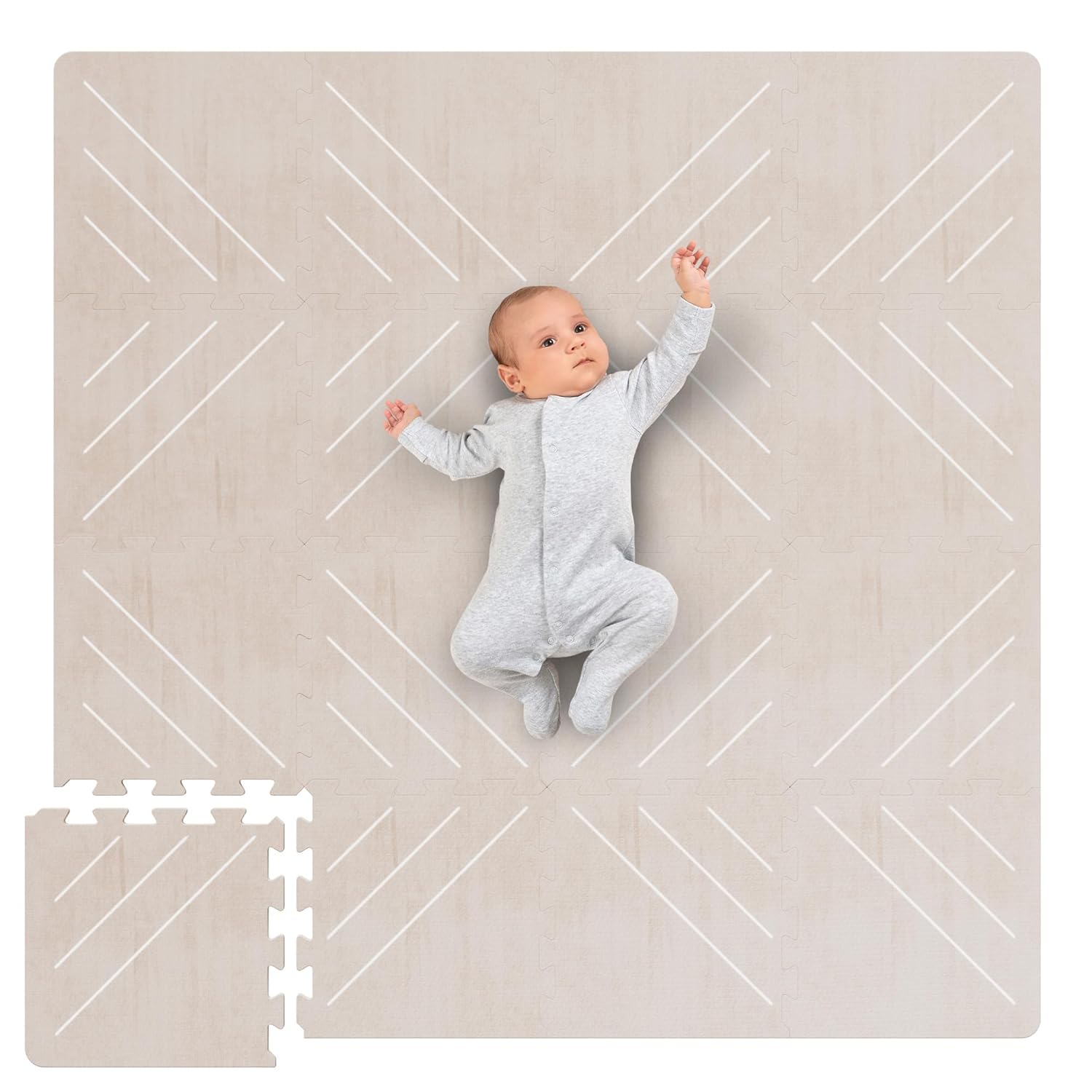 Soft Stylish Baby Play Mat by ZICOTO - Safe Play Area!