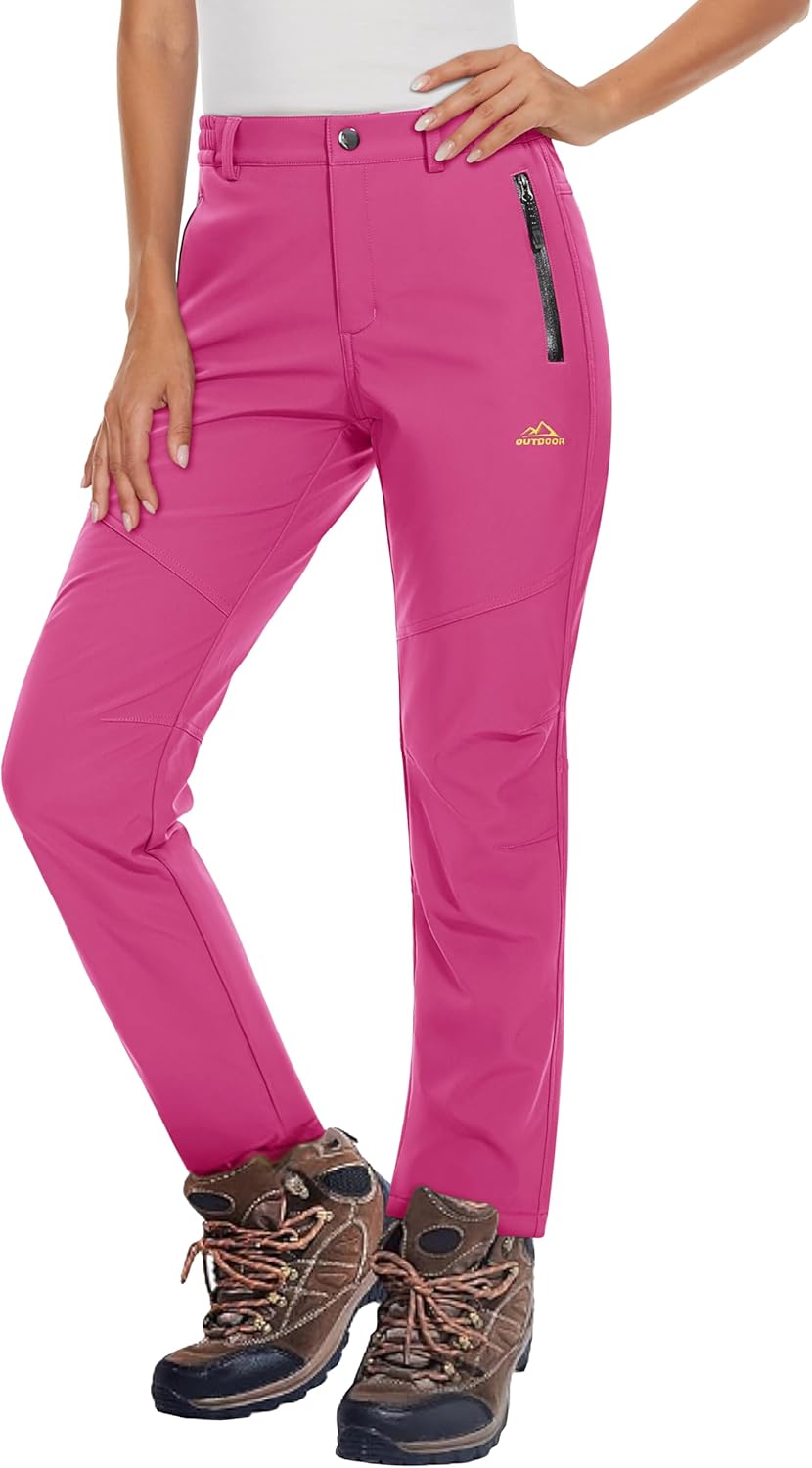 MAGCOMSEN Women's Waterproof Insulated Snow Ski Pants for Winter