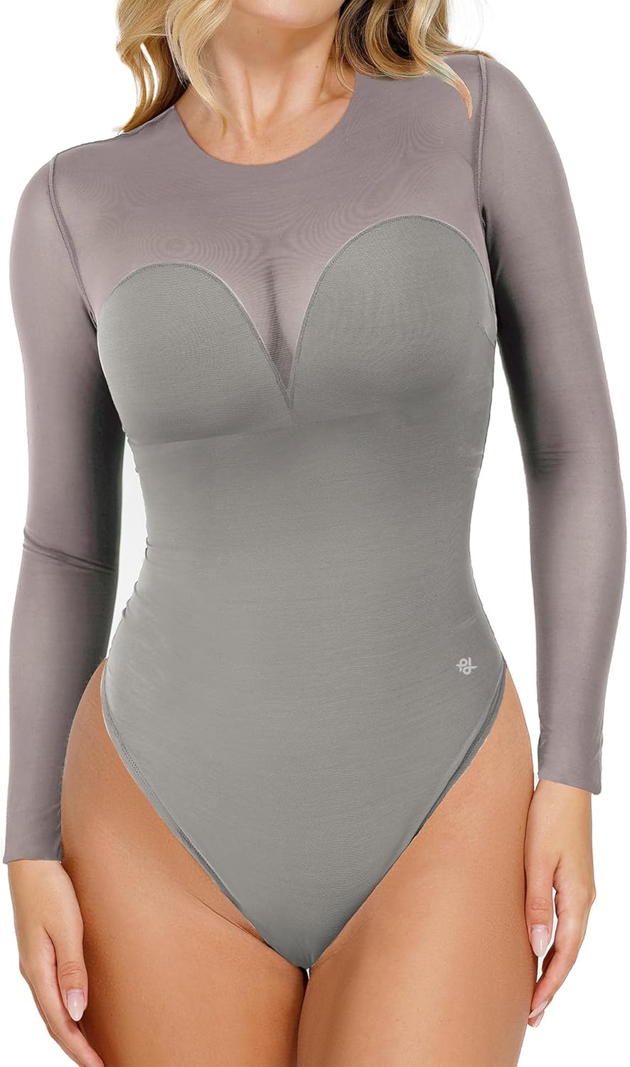 Popilush Long Sleeve Body Suits for Women with Tummy Control