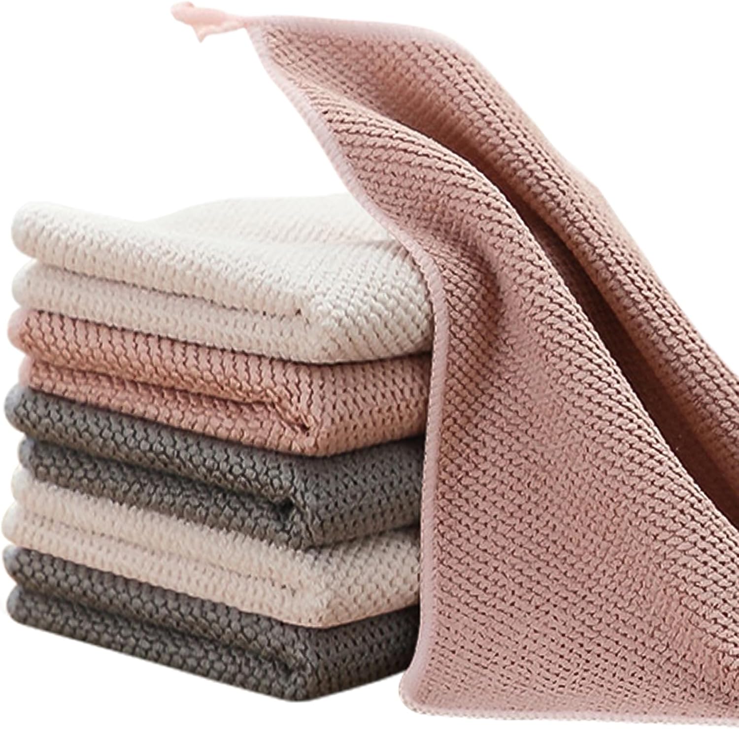 Super Absorbent Microfiber Dish Cloths 6-Pack