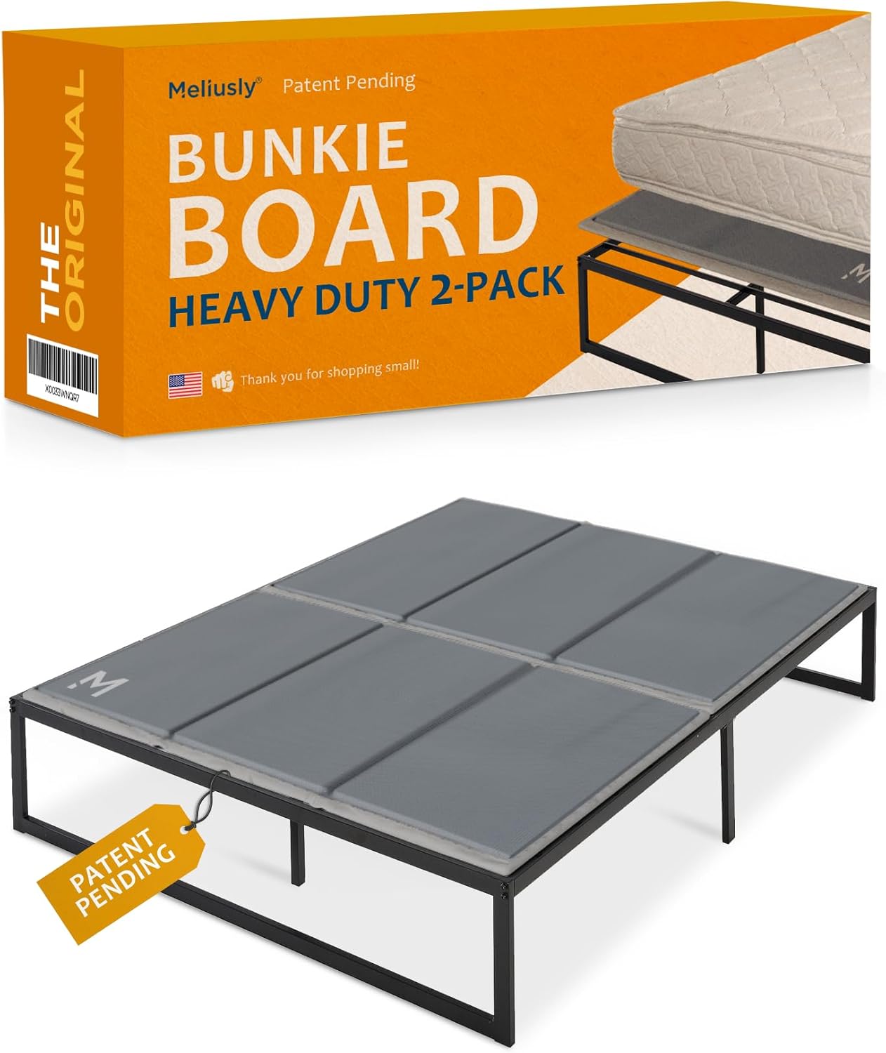 Meliusly Heavy Duty 10mm Bunkie Board for Queen Size Beds