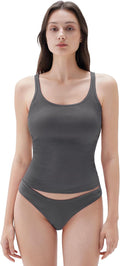 Summer Ready Women's Padded Cotton Tank Tops by SUUKSESS