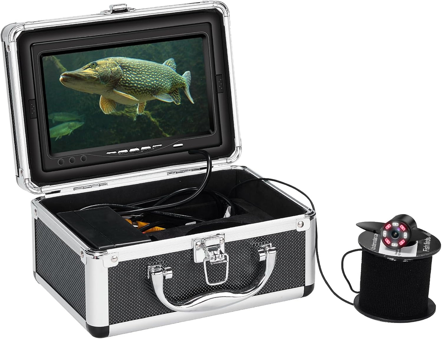 Underwater Fishing Camera with DVR & 7 Monitor - Ice Fishing Essential
