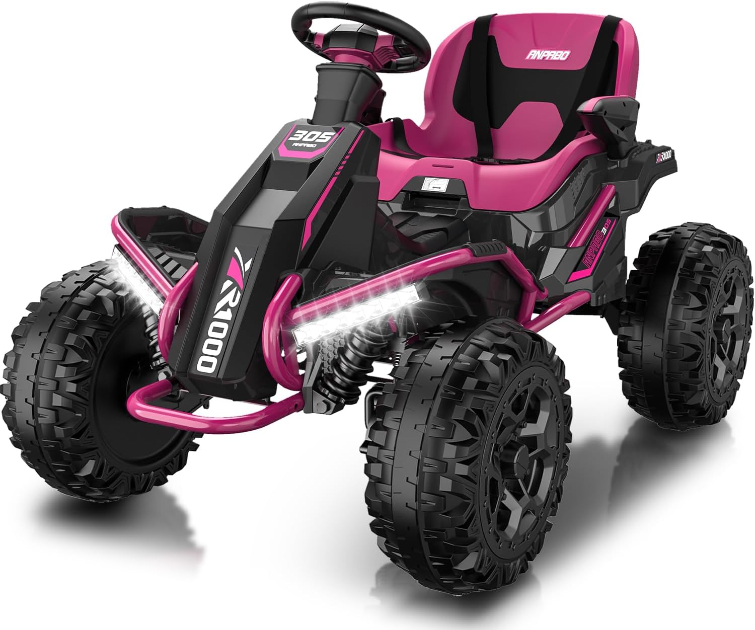 24V 4x4 Ride On Toys for Big Kids with Adjustable Seat