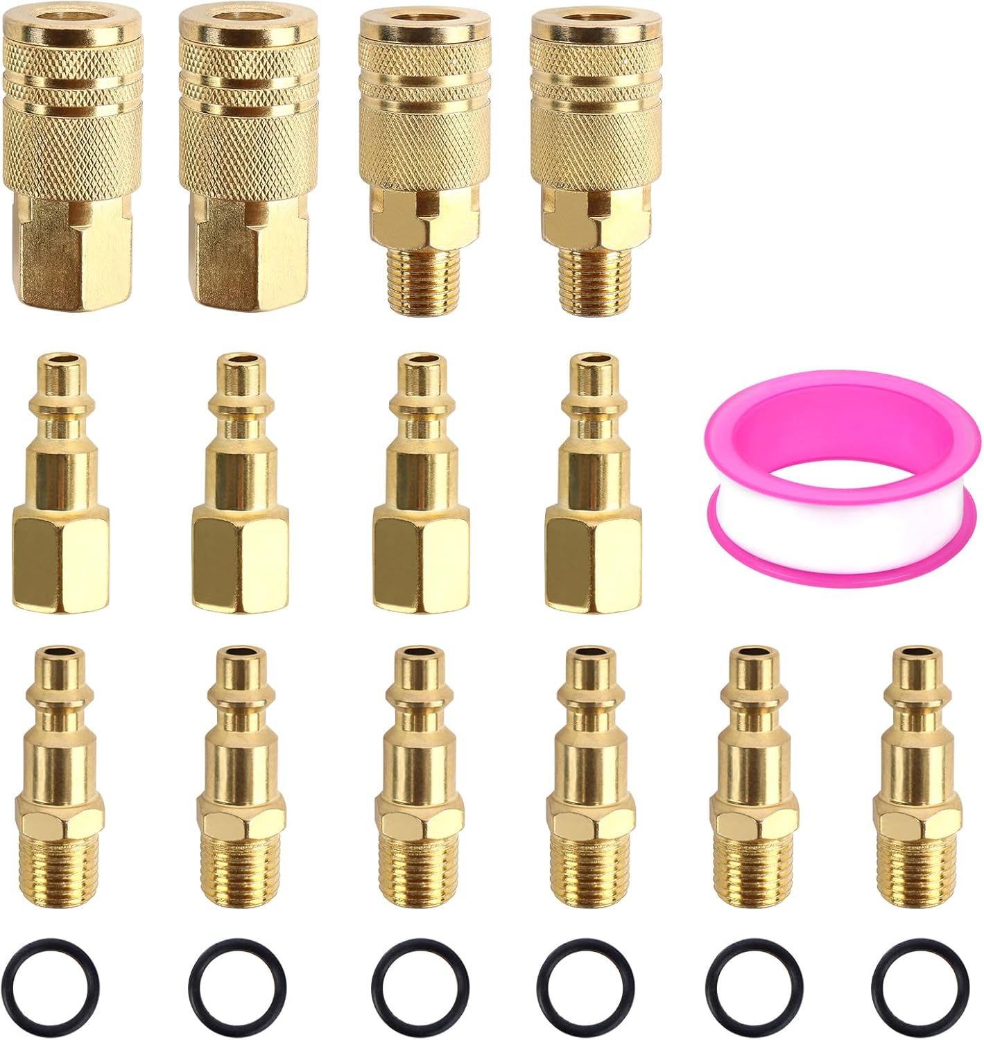 Universal Air Coupler Kit for Compressor 15PCS