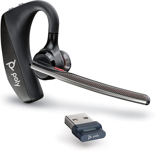 Poly Voyager 5200 UC Wireless Headset - Noise-Canceling Mic - Bluetooth - Teams/Zoom -  Exclusive