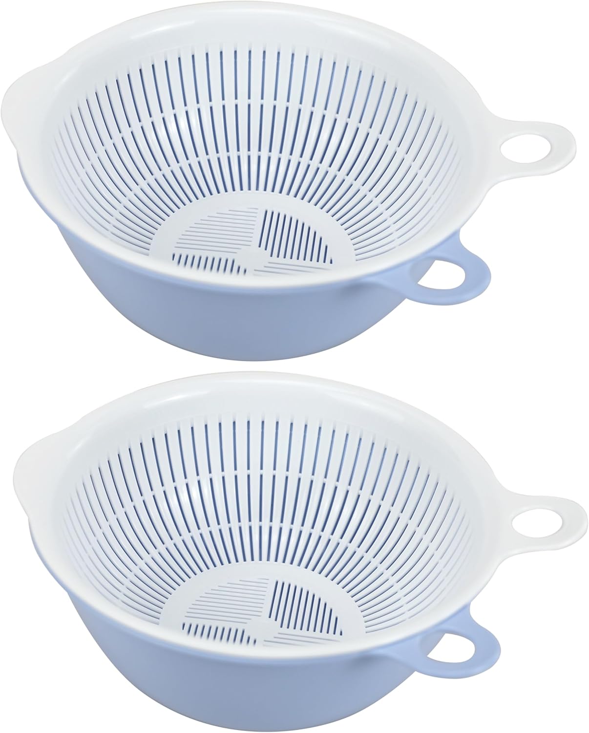 EIKS 2 Pack Kitchen Colander: Stress-Free Washing!