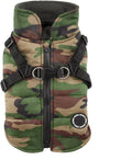 Puppia Mountaineer Winter Dog Coat CAMO Medium - Integrated Harness