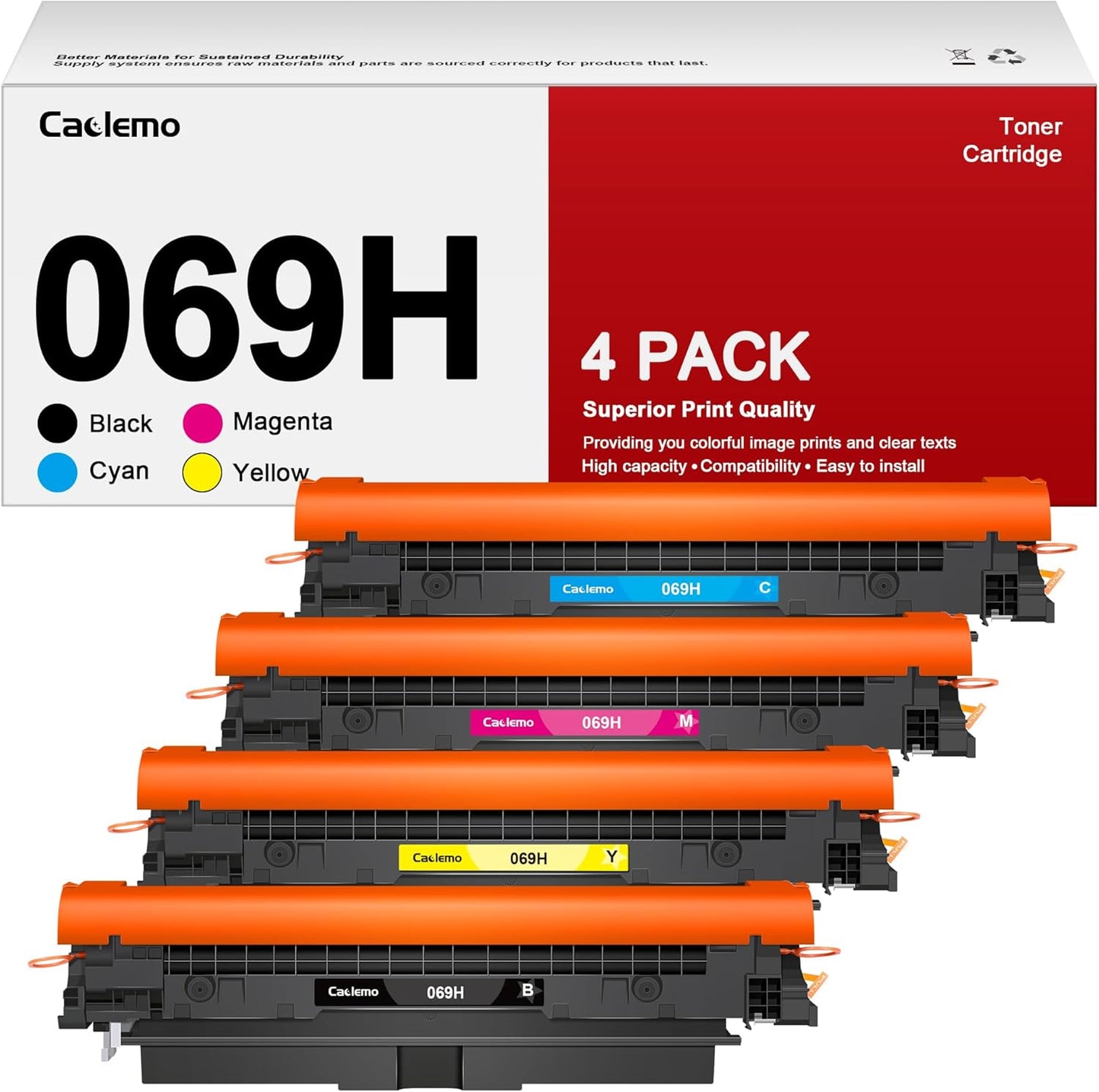 069H Toner Cartridge Set for Canon MF753Cdw - High Yield Ink
