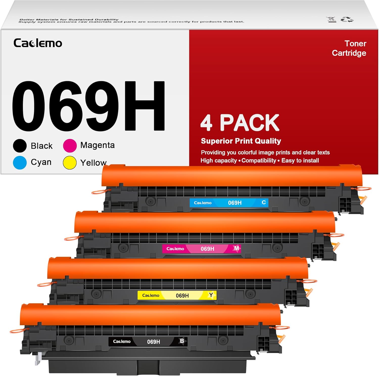 069H Toner Cartridge Set for Canon MF753Cdw - High Yield Ink