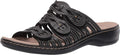 Clarks Women's Leisa Faye Sandal - Comfortable Crafted Slide