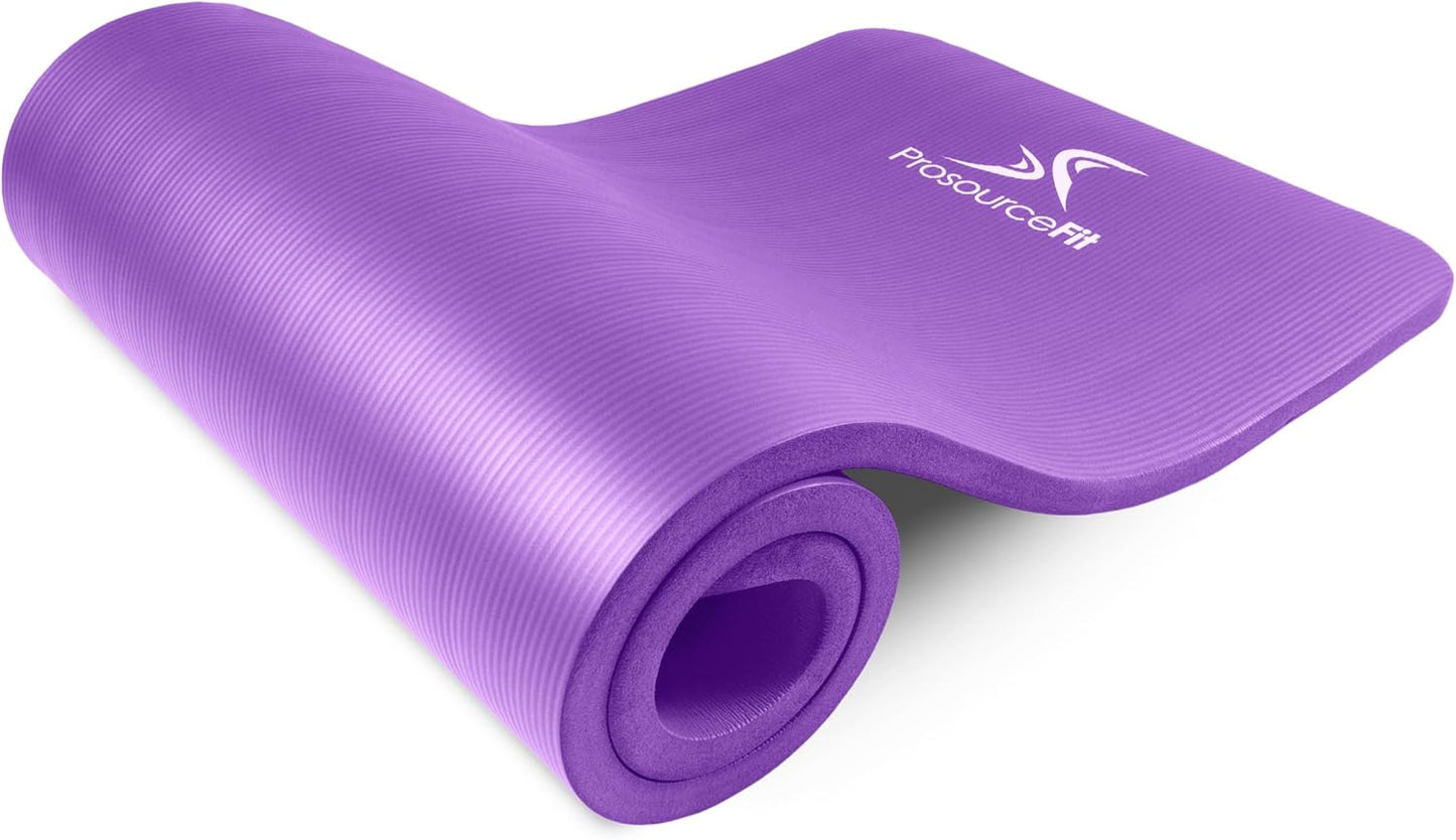 ProsourceFit Extra Thick Yoga and Pilates Mat for Comfort