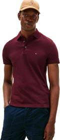 Tommy Hilfiger Slim Fit Short Sleeve Polo Shirts - Organic Stretch