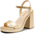 Dream Pairs Heels for Women GISELLE - Chunky Platform Pump