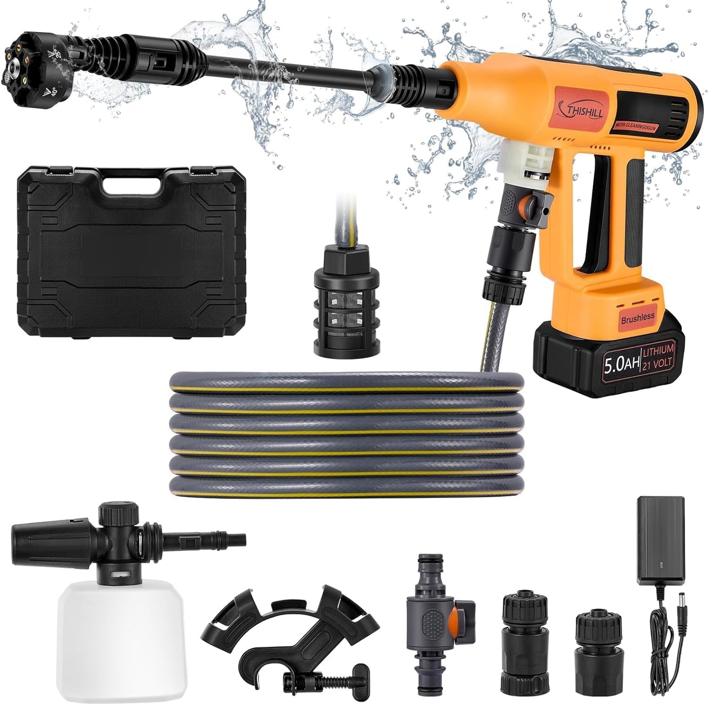 Portable Cordless Power Washer 1060 PSI - Makita Battery Compatible