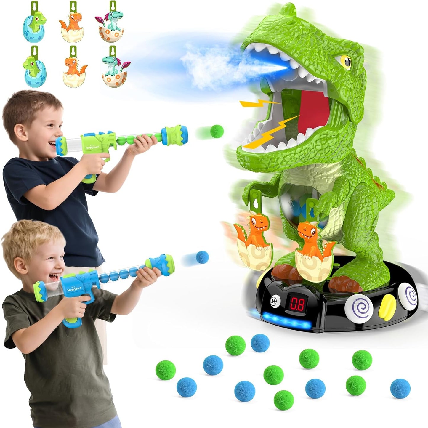 EagleStone Dinosaur Shooting Toys for Kids - Fun Target Game