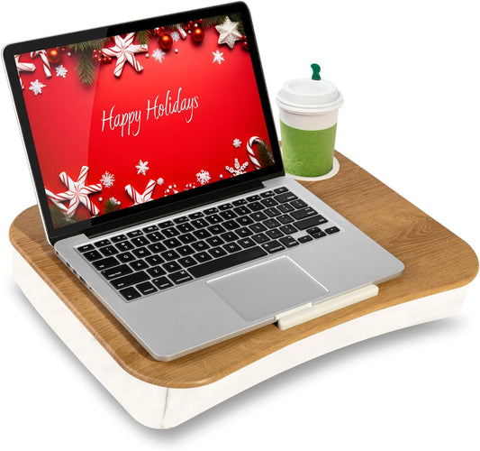LAPGEAR Cup Holder Lap Desk - Perfect for 14 Inch Laptops