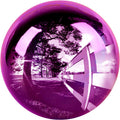 12 inch Stainless Steel Gazing Ball - Reflective Purple Garden Sphere