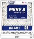 Filter King 16x32x1 Air Filter 4-Pack - MERV 8 Performance