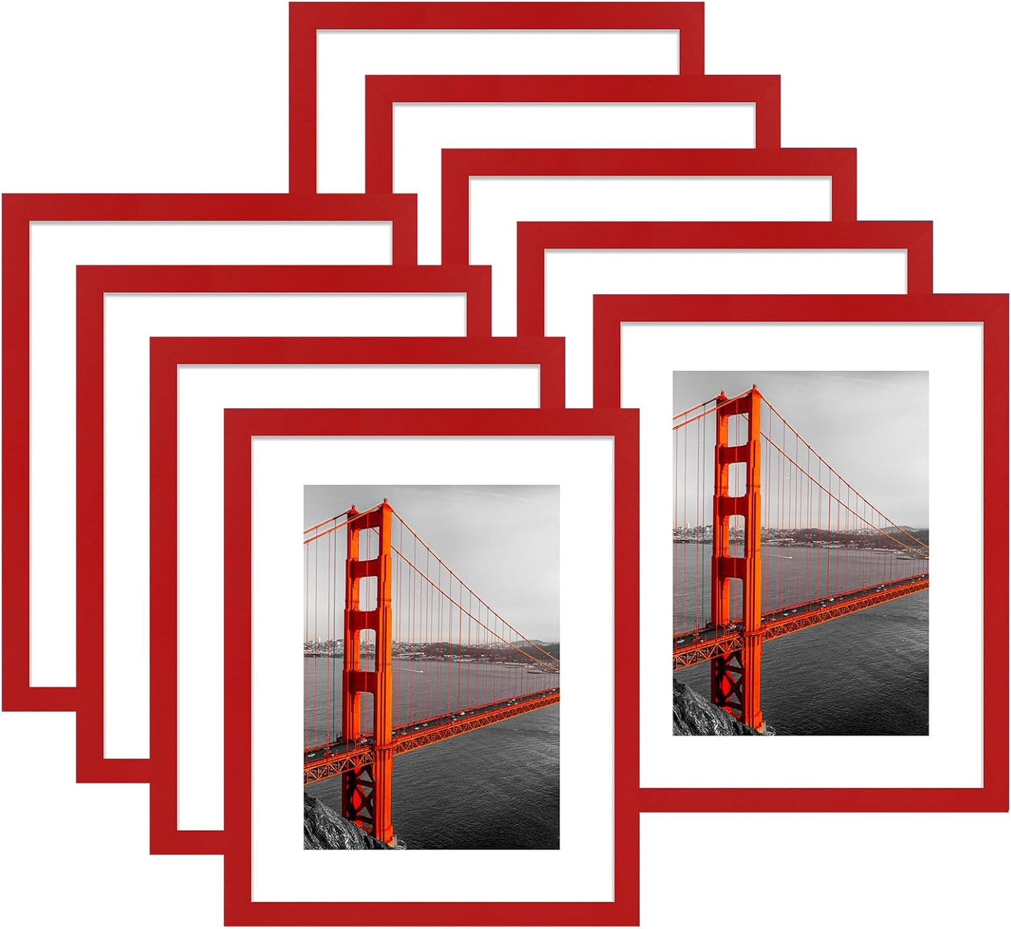 11x14 Picture Frame Set of 9 for Stylish Home Decor