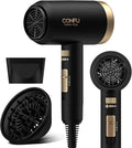 Hair Dryer CONFU Blow Dryer with Diffuser - Fast, Lightweight Drying