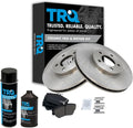 Front Brake Pad & Rotor Kit Ceramic Compatible with 1996-2007 Ford