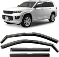 CLIM ART in-Channel Rain Guards for Jeep Grand Cherokee L 2021-2025