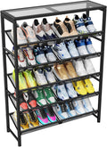 Simple Trending Shoe Rack 6 Tier Organizer - Holds 25 Pairs