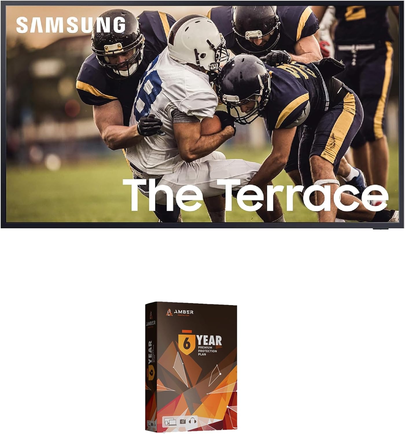 SAMSUNG 55 Outdoor QLED 4K Smart TV + 4-Year Amber Protection