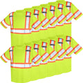 High Visibility Reflective Safety Shirt 12 Pcs XL - Team Pack