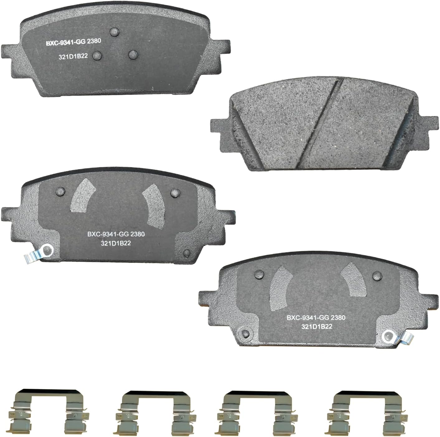 Bendix Premium SBC2380 Ceramic Brake Pads for Hyundai and Kia