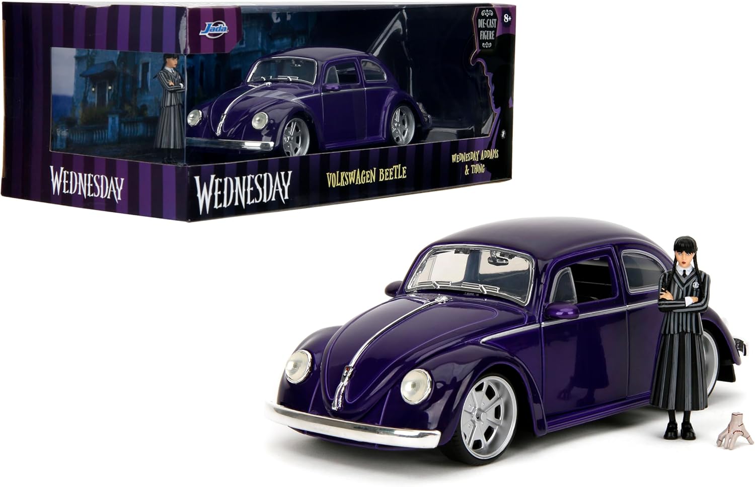 Jada Toys 1:24 Wednesday VW Beetle Collectible