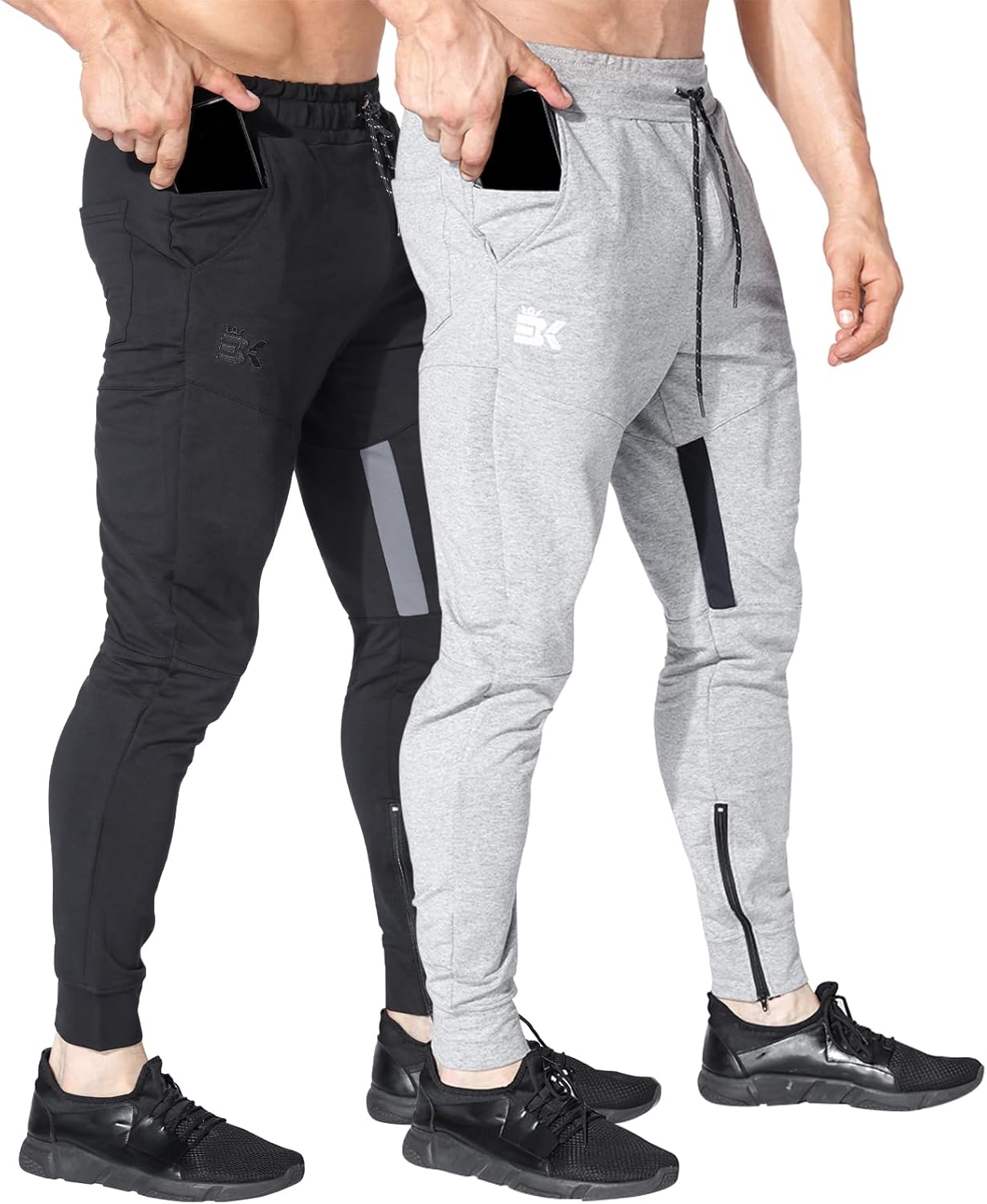 BROKIG Mens Gym Jogger Pants for Comfortable Athletic Wear